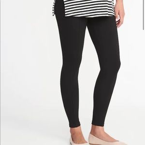 Old Navy Maternity Full-Panel Pointe-Knit Pants
